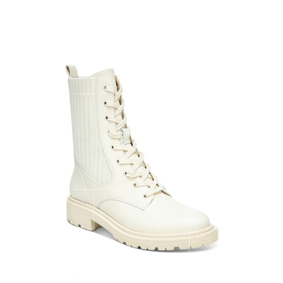 Sam Edelman Lydell Lace upCombat Boot, LeatherColor Ivory, Size 10M Wome… - Picture 5 of 9